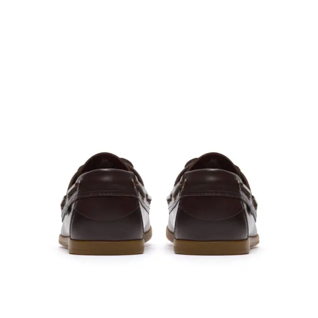 Clarks Charmouth Lace Brown Brown Leather - 44