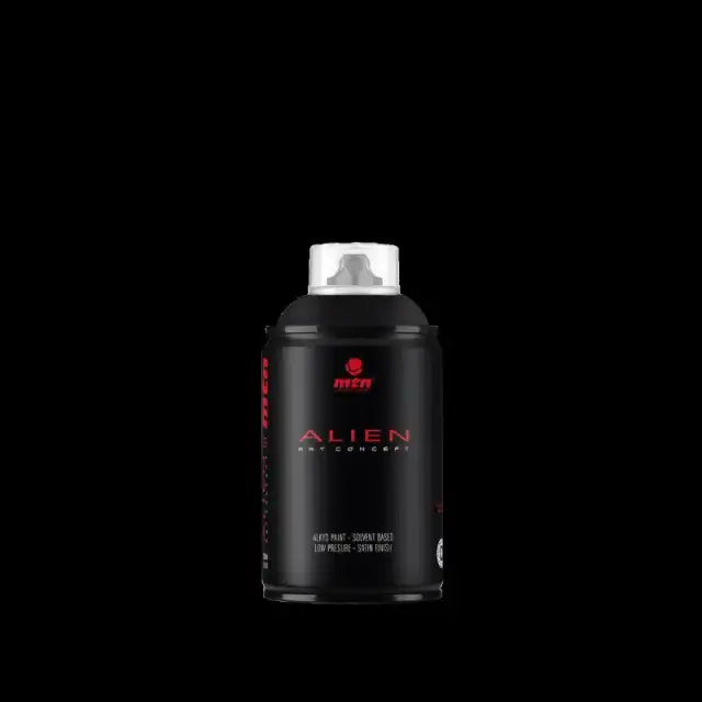 MTN Alien Spray Paint 250ml Black (ARV-9011)