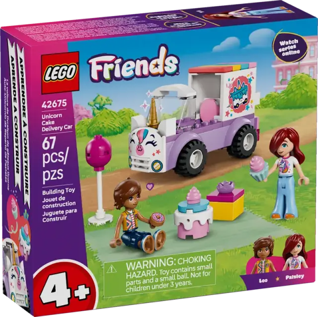 LEGO Friends Unicorn Cake Delivery Car για 4+ Ετών 67τμχ 2