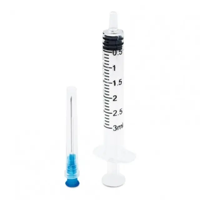 Σύριγγες 3 Μερών (3P) 3 ml με Αποσπώμενη Βελόνα 23G, Luer Slip, Serix (100 τεμ.)