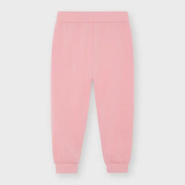 Mini 2 έως 10 ετών Παντελόνι jogger ξυρισμένο φούτερ ροζ απαλό - 4Ε 3