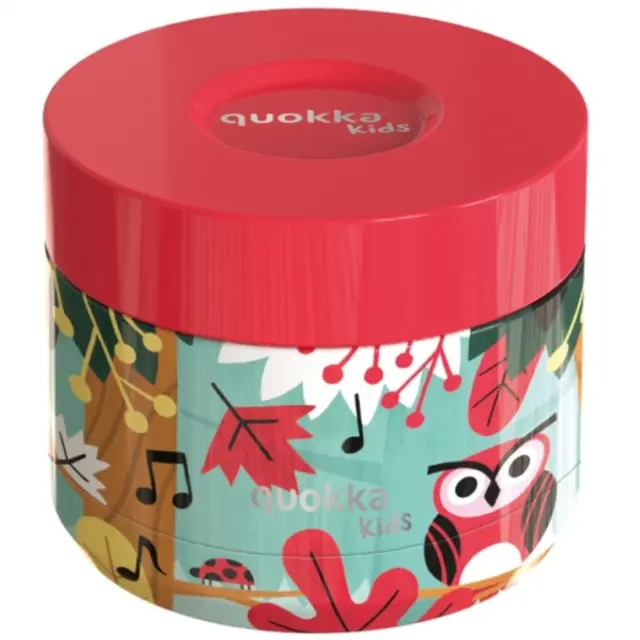 Δοχείο φαγητού Θερμός ανοξείδωτο Quokka Thermal SS Food Jar Whim Kids Birds 360ml 40095
