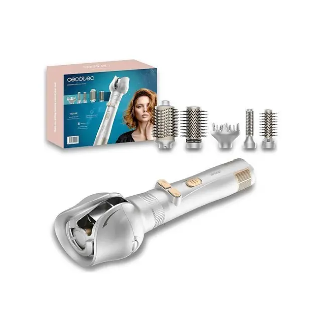 Cecotec Ηλεκτρική Βούρτσα Μαλλιών CeramicCare 6in1 Gyro 1100W Silver (768)