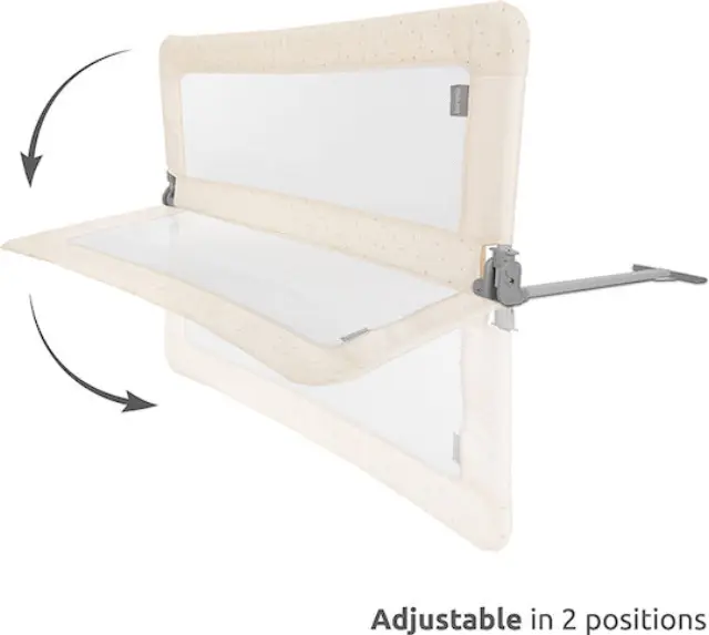 Προστατευτική Μπάρα Κρεβατιού 127*45*43cm Lorelli Safety Night Grey 10180032604 2