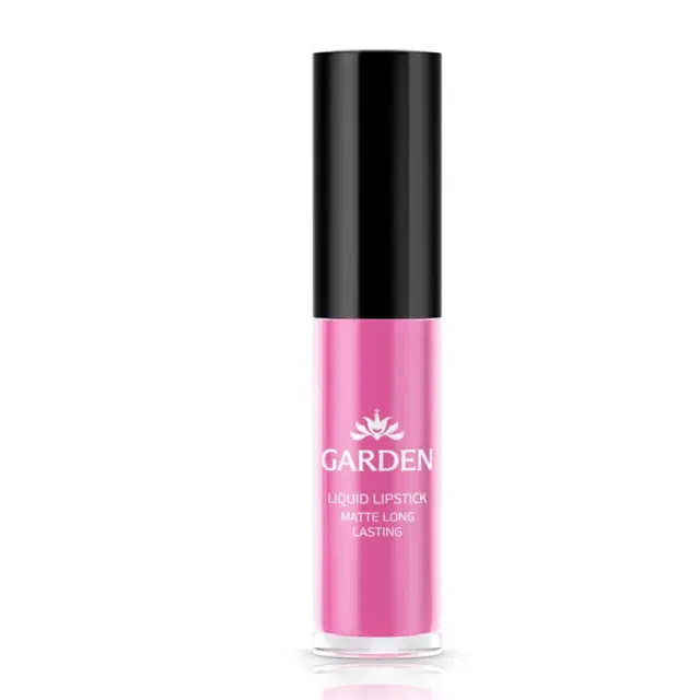 GARDEN Black Velvet Pouch | Αντιρυτιδική Κρέμα με Υαλουρονικό Οξύ, 50ml & Mini υγρό ματ κραγιόν μακράς διαρκείας Vivid Magenta 04, 2ml 3