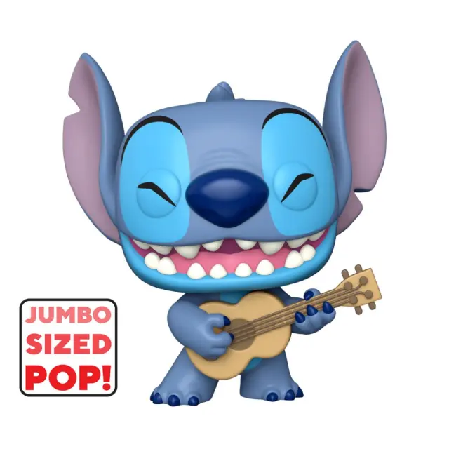 Funko Pop! Lilo + Stitch - Stitch with Ukelele #1419 JUMBO SIZE FIGURE 3