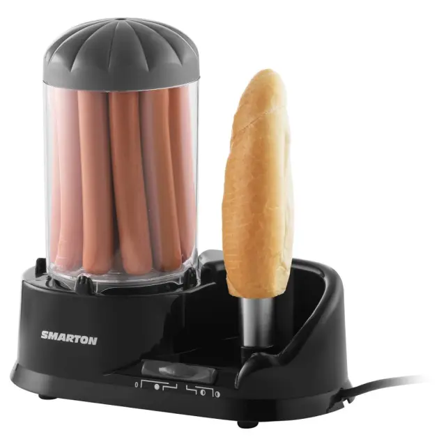 Συσκευή Hot Dog 2 σε 1 Smarton HM 020 350W – Ατμομάγειρας για Λουκάνικα, Ζέσταμα Ψωμιού & Βράσιμο έως 3 Αυγών 3
