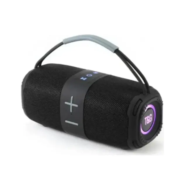 T&G Ηχείο TG-668 Bluetooth 16W με Ραδιόφωνο και Διάρκεια Μπαταρίας έως 2 ώρες - ΜΑΥΡΟ