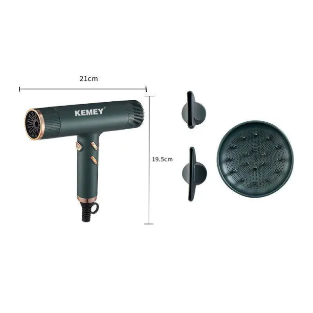 Kemey Km-2062 Επαγγελματικό Πιστολάκι Μαλλιών 1500W - Kemey Km-2062 Professional Hair Dryer 1500W 069211 2