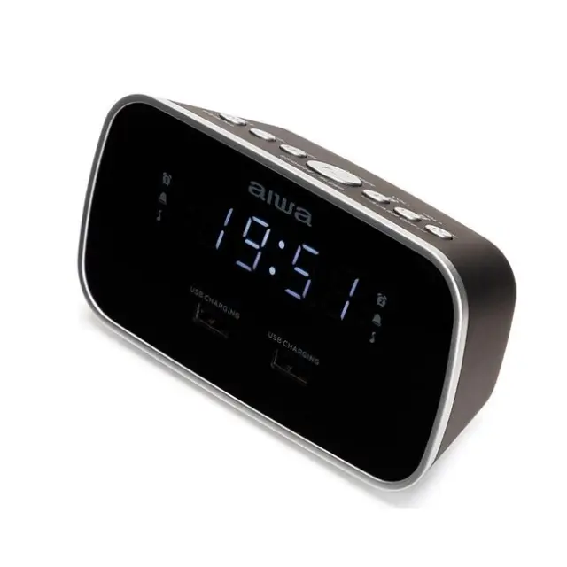 AIWA Οικιακό Ρολόι CRU-19BK Black (CRU-19BK) 2