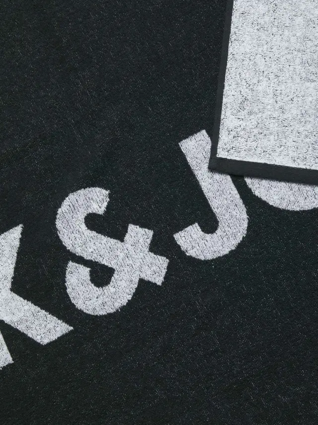 JACBEACH TOWEL Black 3
