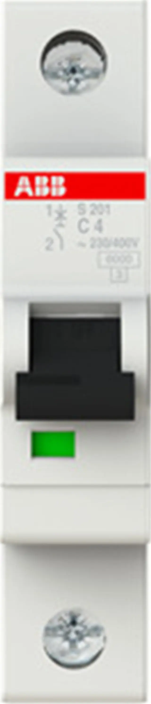 S201-C4 Miniature Circuit Breaker - 1P - C - 4 A