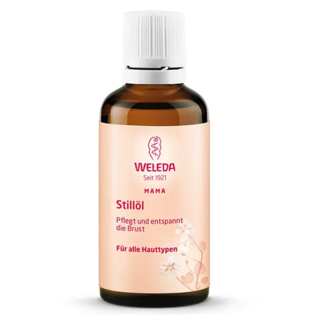 Weleda Mama Breast Feeding Massage Oil Stilleol Λάδι Θηλασμού, 50ml