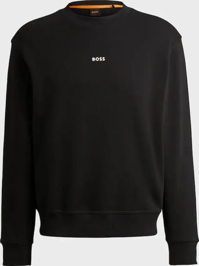 Hugo Boss - Ανδρικό Φούτερ Sweaters WeSmallcrew 50514541-001 Μαύρο 3