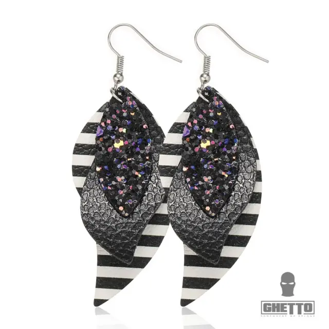 Ghetto Fashion Teardrop Leaf Earrings