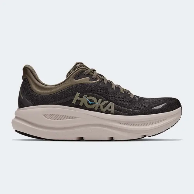 Hoka Men's Bondi 9 Μαύρο - Πράσινο 1162011-BKRV (Hoka)