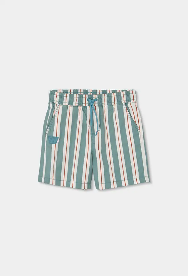 Boboli Stretch gabardine βερμούδα σορτς για αγόρι 533067-9867