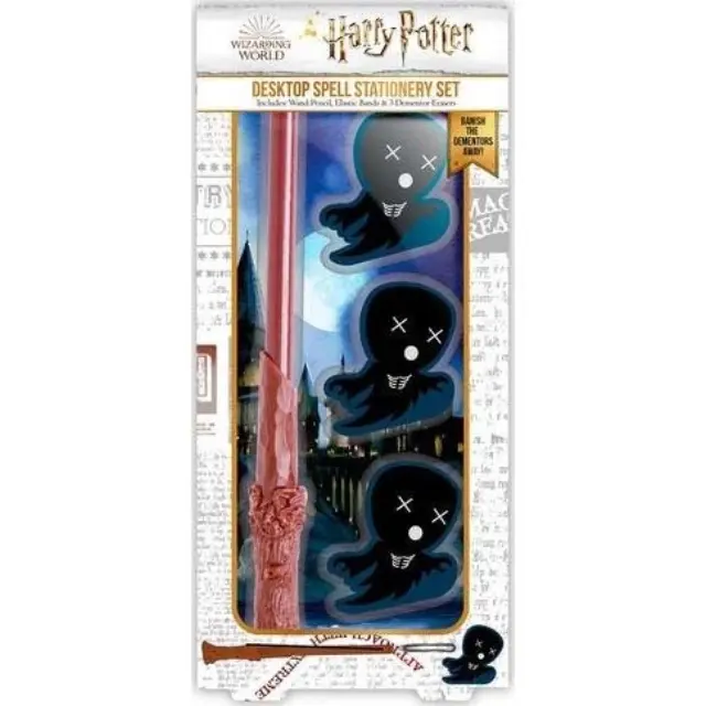 Σετ Harry Potter Ραβδί Μολύβι Γόμες Λαστιχάκια