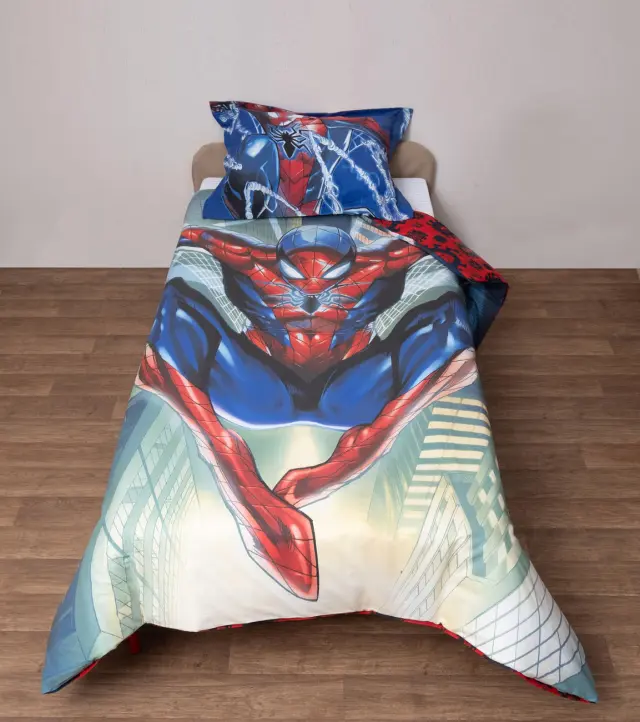 Σετ Παπλωματοθήκη 160Χ200 Μονή Heroes Viopros Spiderman 51 100% βαμβακερό