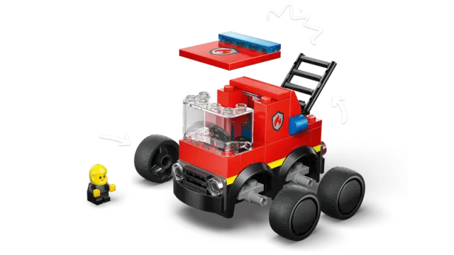 LEGO® City Rides – Fire Truck για 5+ Ετών 67τμχ - 60482 3
