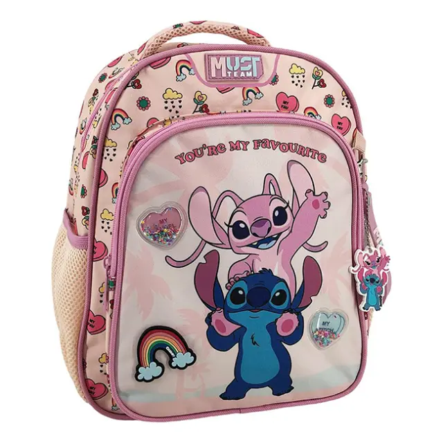 Must Σχολική Τσάντα Πλάτης Νηπίου 2 θήκες Stitch-Angel You Are My Favorite (000565888)
