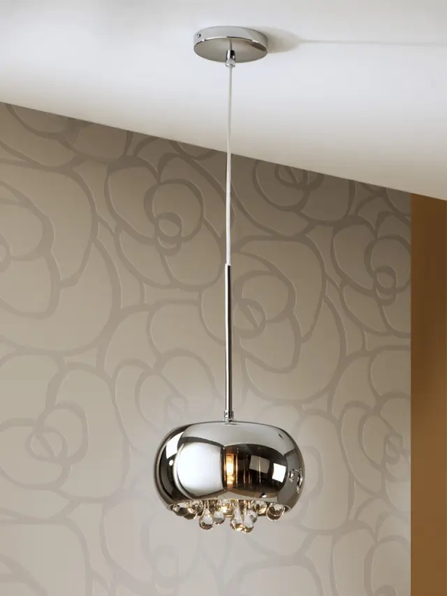 ARGOS PENDANT CHROME 1L φωτιστικό μονόνωτο Χρώμιο