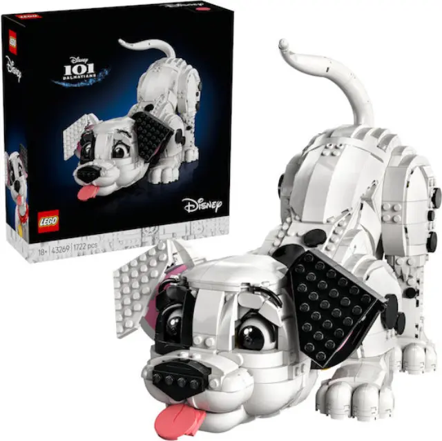 LEGO Disney 101 Dalmatians Puppy 43269 – Συλλεκτικό Σετ 1722 Τεμαχίων για Ενήλικες 18+