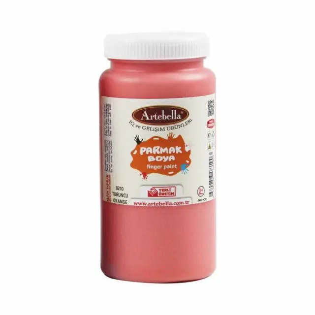 Artebella Δακτυλομπογιά - 8210 Orange - 500ml