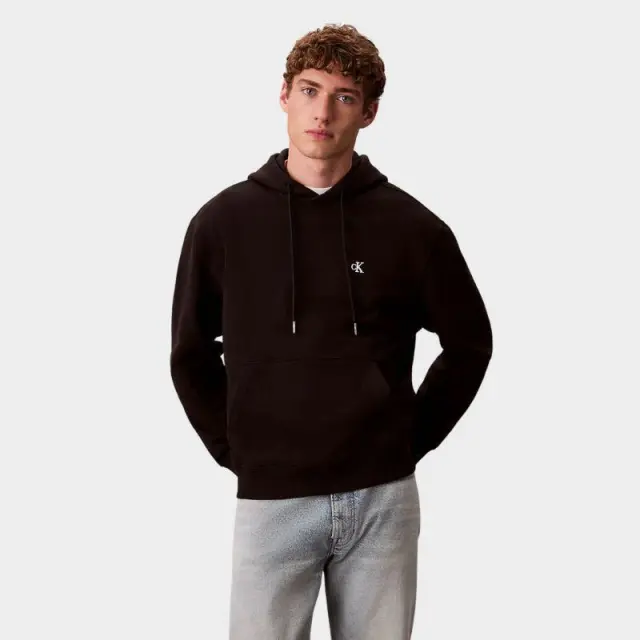 Calvin Klein - Ανδρικό Φούτερ Hoodie Regular Fit LV04RC297G-UB1 Μαύρο - XL