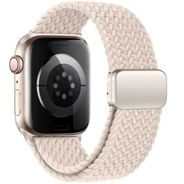 Tech-protect Nylonmag Apple Watch 8 / 9 / 10 / 11 / 12 / Se / Ultra (44 / 45 / 46 / 49 Mm) Starlight 3