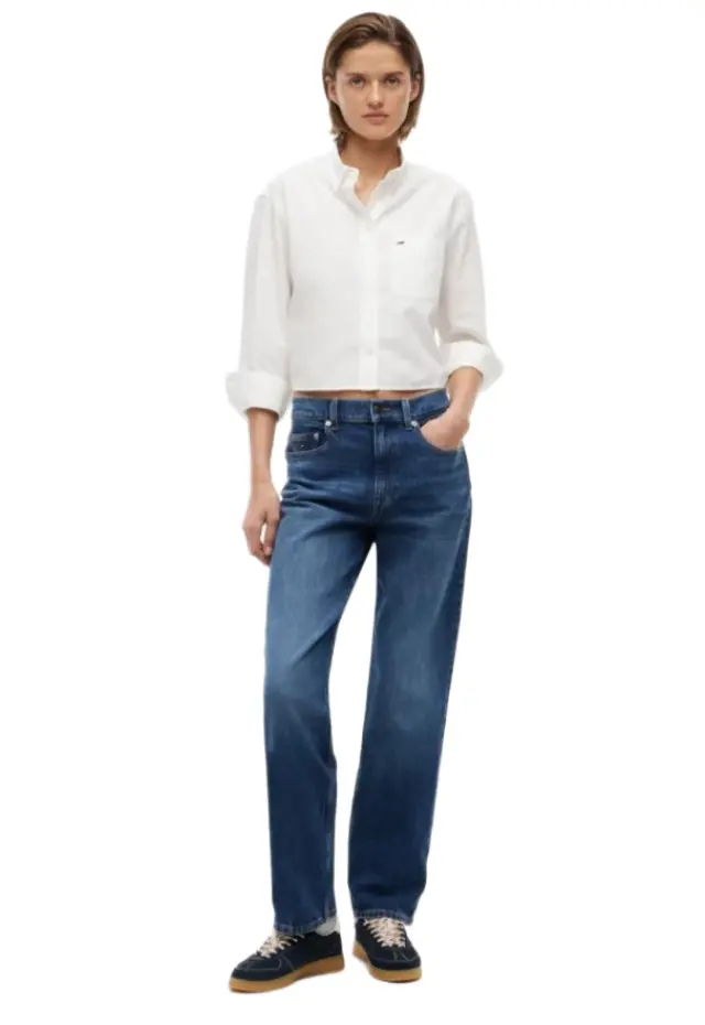 Tommy Hilfiger γυναικείο ψηλόμεσο τζιν παντελόνι DW0DW23019-2