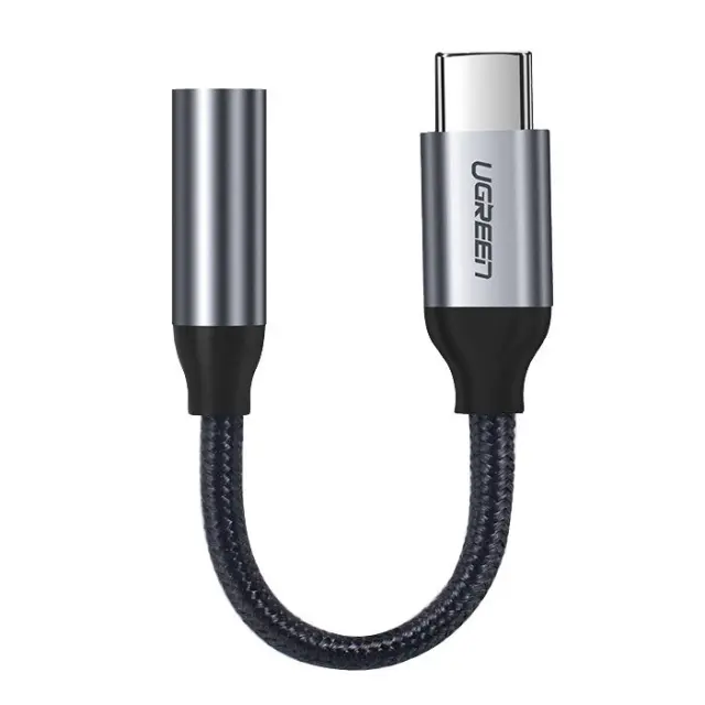 Ugreen Μετατροπέας USB-C male σε 3.5mm female Γκρι (30632)