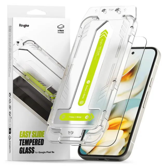 Ringke Easy Slide 2-pack Google Pixel 9a Clear