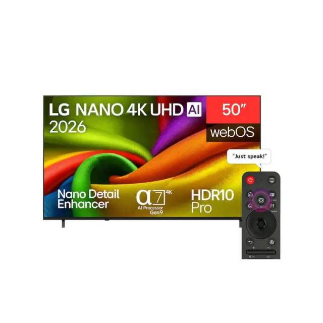 ΤΗΛΕΟΡΑΣΗ 50'' NANO UHD 50NU850B6LA LG