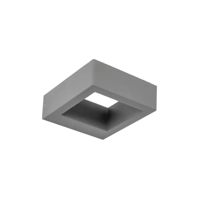Απλίκα Αρχιτεκτονικού Φωτισμού AURA Up-Down 7Watt Led IP65 45° Γκρι Ανθρακί Ματ - Μ15 x Π13 x Υ4.5cm KLV-101-0117 3