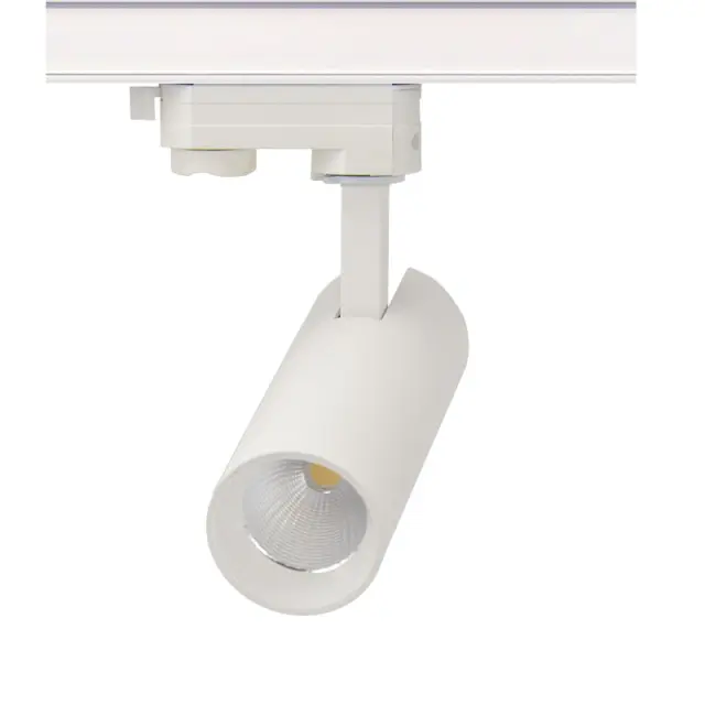 LED ΦΩΤΙΣΤΙΚΟ ΡΑΓΑΣ 230V AC 10W 3000K 3-PHASE 36° 1000LM Ra80 Φ55x153mm 5YRS ΑΜΜΩΔΕΣ ΛΕΥΚΟ / SOLINE1030W4