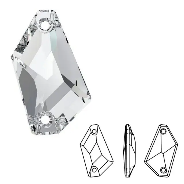 Swarovski 3267 De-Art Sew-On Crystal 18x10mm - 2τεμ