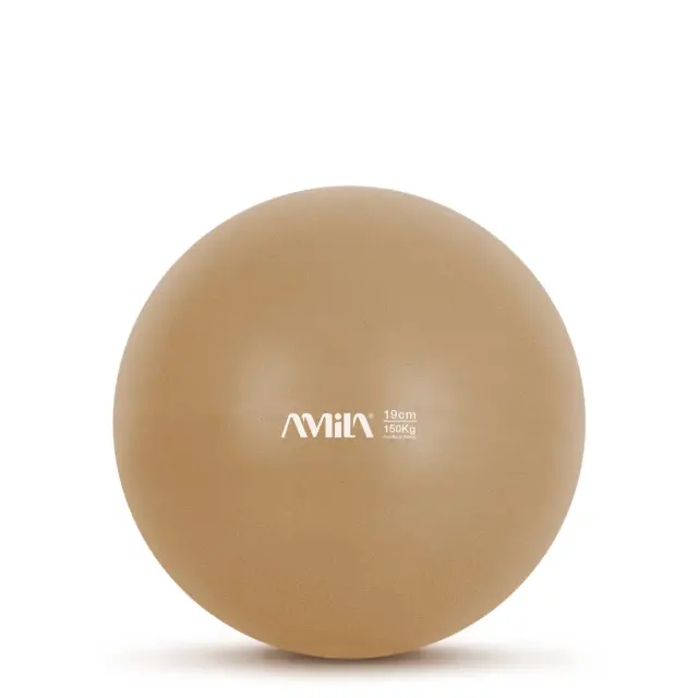 AMILA Μπάλα Pilates (Bulk) 19 cm - Χρυσή (95804)