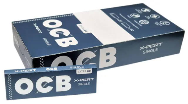 OCB Χαρτάκια Ασημί - X-PERT 25τεμ