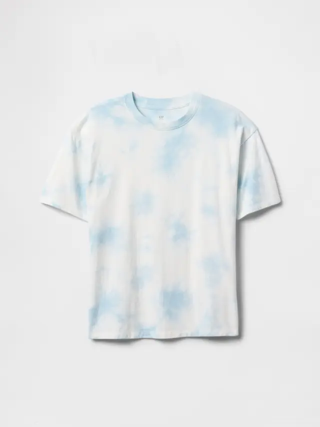 Παιδική Μπλούζα Original Χαλαρής Γραμμής Light blue tie dye - S