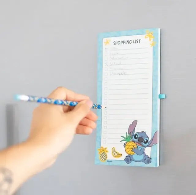 Lilo + Stitch - STITCH - Magnetic Shopping List + Pencil (Σημειωματάριο για ψώνια + Μολύβι) Με Μαγνήτη (NMGE011) 2