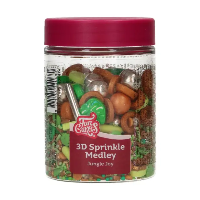 FunCakes 3D Sprinkle Medley - Ζούγκλα - 70γρ.