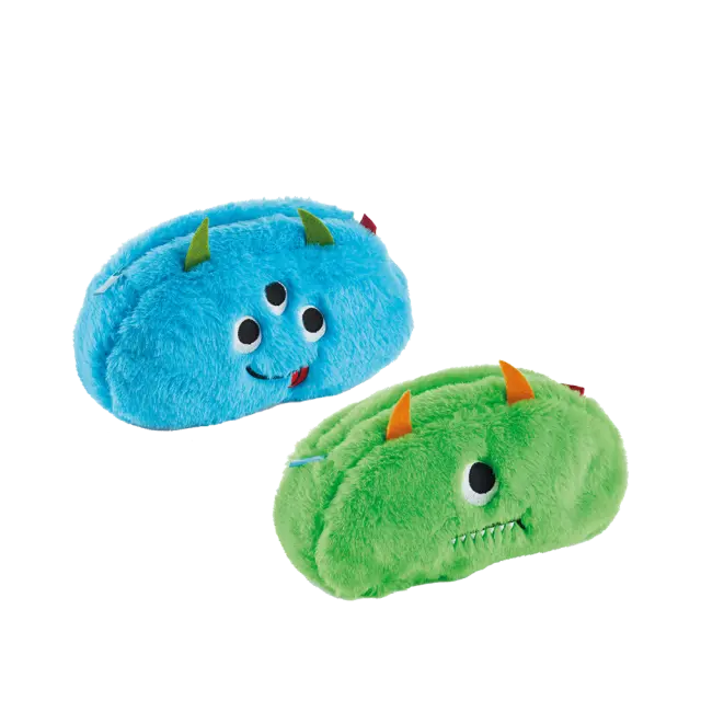 MIQUELRIUS ΚΑΣΕΤΙΝΑ ΘΗΚΗ ΔΙΠΛΗΣ ΟΨΗΣ 23x12x6cm B2FUN MONSTER ΜΠΛΕ/ΠΡΑΣΙΝΗ