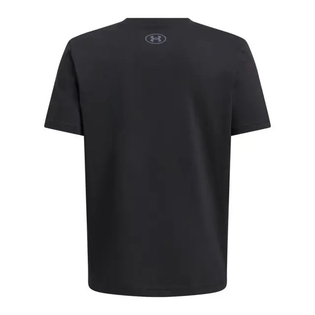 Under Armour Boy's Split Big Logo Shortsleeve T-Shirt Μαύρο - Πορτοκαλί 1390003-001 (Under Armour) - Small 2