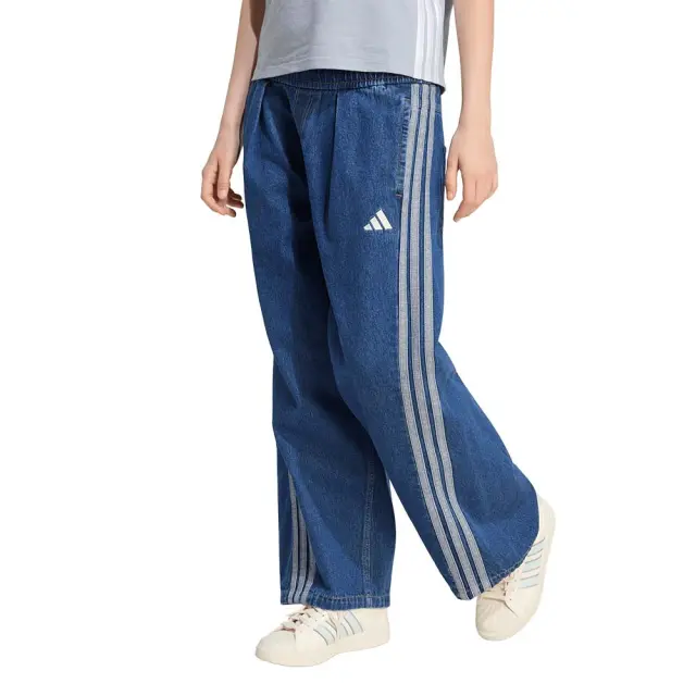 adidas Sportswear Women's Stadium Denim Washed Pants Μπλε KV0618 (adidas Sportswear) - Large