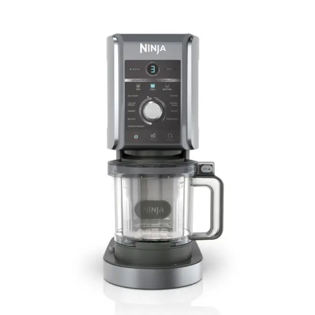 Παγωτομηχανή Ninja CREAMi Deluxe (NC502EU) - 800W - 706 ml - ΑσημίNC502EU