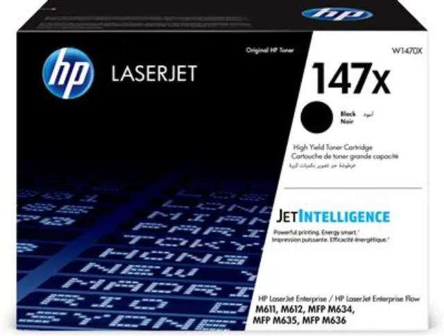 HP 147X Black LaserJet Toner Cartridge (25.2k) (W1470X) (HPW1470X)
