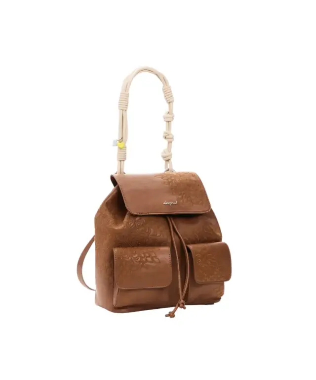 Desigual - Γυναικείο Σακίδιο Πλάτης Sierra Prisa Mini 26SAKP39-6011 Καφέ 2
