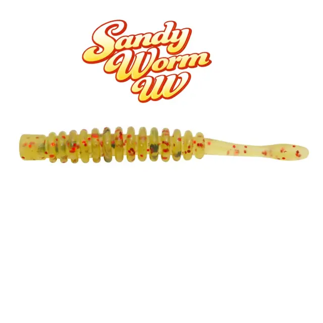 Plankton 30 mm – LRF Silicone Feed (12 τεμάχια) - Τεχνητό Δόλωμα - Sandy worm UV