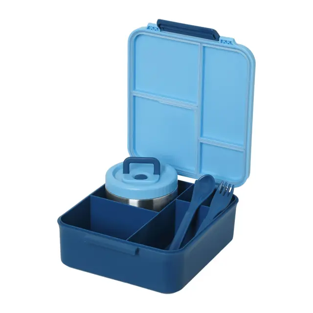 Ecolife Πλαστικό Παιδικό Δοχείο Φαγητού Disney Cars 1.7lt Blue Cars 2